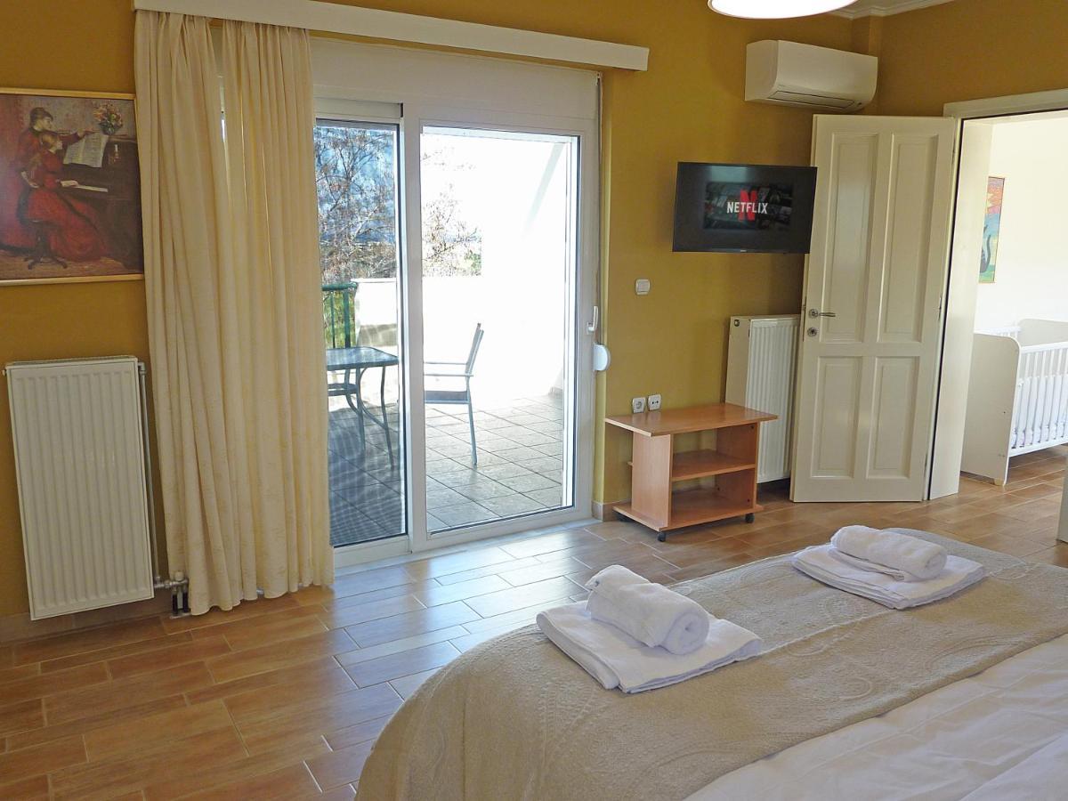 Panoramic Sea View Villa 4 Min To Beach Tigkaki  Exterior photo